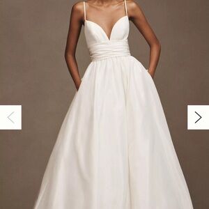Anthropologie Cream Wedding Dress